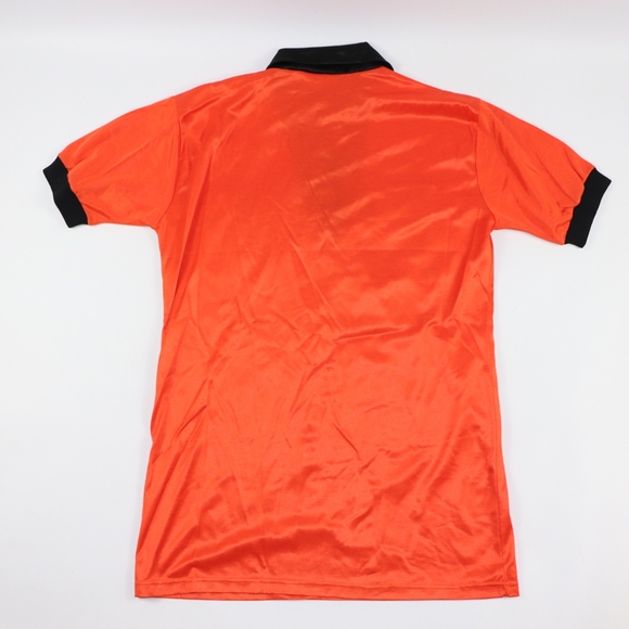 80s New Doss Mens Soccer Referee Jersey Orange - Picture 4 of 8
